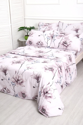 Пододеяльник бязь ГОСТ Лирика бледно-розовый